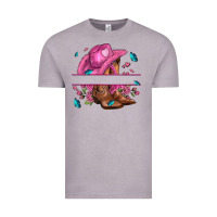 Vintage Zinc pink cowgirl hat and roses Vintage Tee - AdoDesignShop