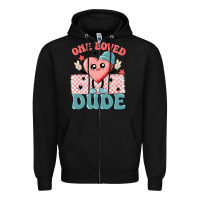 Black one loved dude Zipper Hoodie - MaliasSmallBusiness