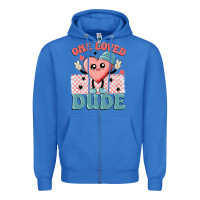 True Royal one loved dude Zipper Hoodie - MaliasSmallBusiness