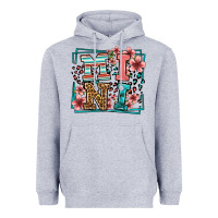 Floral Leopard Frame Mini Heavyweight Hoodie | Teevron