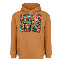 Meerkat floral leopard frame mini Heavyweight Hoodie - LillyAllenDesigns