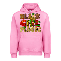 Fuchsia Pink black girl magic juneteenth Urban Hoodie - CowGirlArtShop