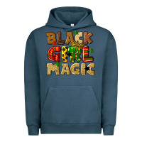 Pigment Midnight Navy black girl magic juneteenth Urban Hoodie - CowGirlArtShop