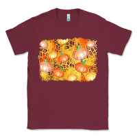Burgundy fall pumpkin background Classic Tee - AdoDesignShop
