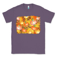 Lavender fall pumpkin background Classic Tee - AdoDesignShop