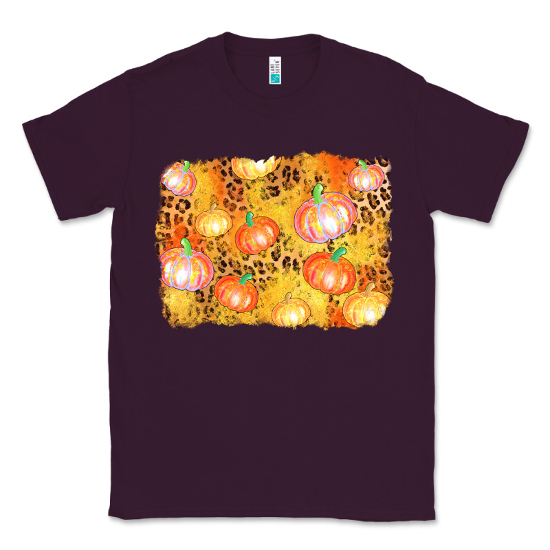 Fall Pumpkin Background Classic Tee by AdoDesignShop | Teevron