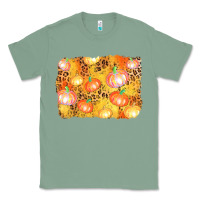 Sage fall pumpkin background Classic Tee - AdoDesignShop