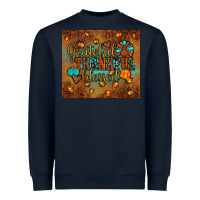 Navy grateful thankful blessed turkey Heavyweight Sweatshirt - JahusDesignShop