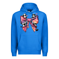 True Royal coquette bow floral checkered pattern Premium Hoodie - JahusDesignShop