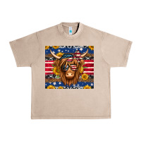 French Oak 4th of july longhaired cow tumbler Urban Heavy Tee - Jasminsmagicworld