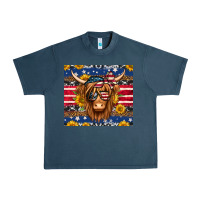 Midnight Navy 4th of july longhaired cow tumbler Urban Heavy Tee - Jasminsmagicworld