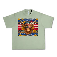 Oil Green 4th of july longhaired cow tumbler Urban Heavy Tee - Jasminsmagicworld