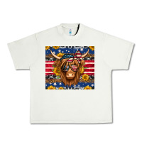Pistachio 4th of july longhaired cow tumbler Urban Heavy Tee - Jasminsmagicworld