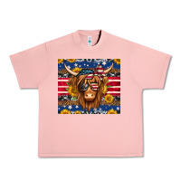 Salmon 4th of july longhaired cow tumbler Urban Heavy Tee - Jasminsmagicworld