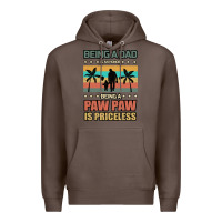 Coffee Being a dad is an honor being a pawpaw is priceless Premium Hoodie - Bettercallsaul