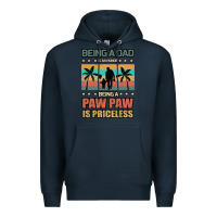 Navy Being a dad is an honor being a pawpaw is priceless Premium Hoodie - Bettercallsaul