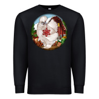 Silkie Chicken Christmas Premium Sweatshirt | Teevron