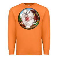 Carrot silkie chicken christmas Premium Sweatshirt - LillyAllenDesigns