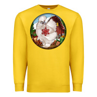 Lemon silkie chicken christmas Premium Sweatshirt - LillyAllenDesigns