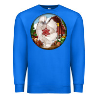 True Royal silkie chicken christmas Premium Sweatshirt - LillyAllenDesigns