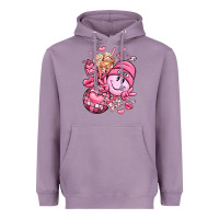 Lavender retro valentines day Heavyweight Hoodie - LillyAllenDesigns
