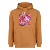 Meerkat retro valentines day Heavyweight Hoodie - LillyAllenDesigns