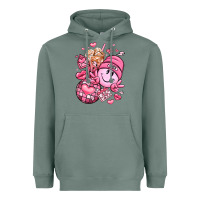 Sage retro valentines day Heavyweight Hoodie - LillyAllenDesigns
