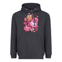 Smoke retro valentines day Heavyweight Hoodie - LillyAllenDesigns