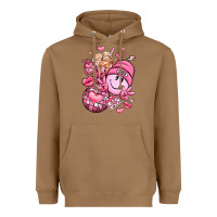 Toasted Coconut retro valentines day Heavyweight Hoodie - LillyAllenDesigns