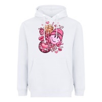 White retro valentines day Heavyweight Hoodie - LillyAllenDesigns