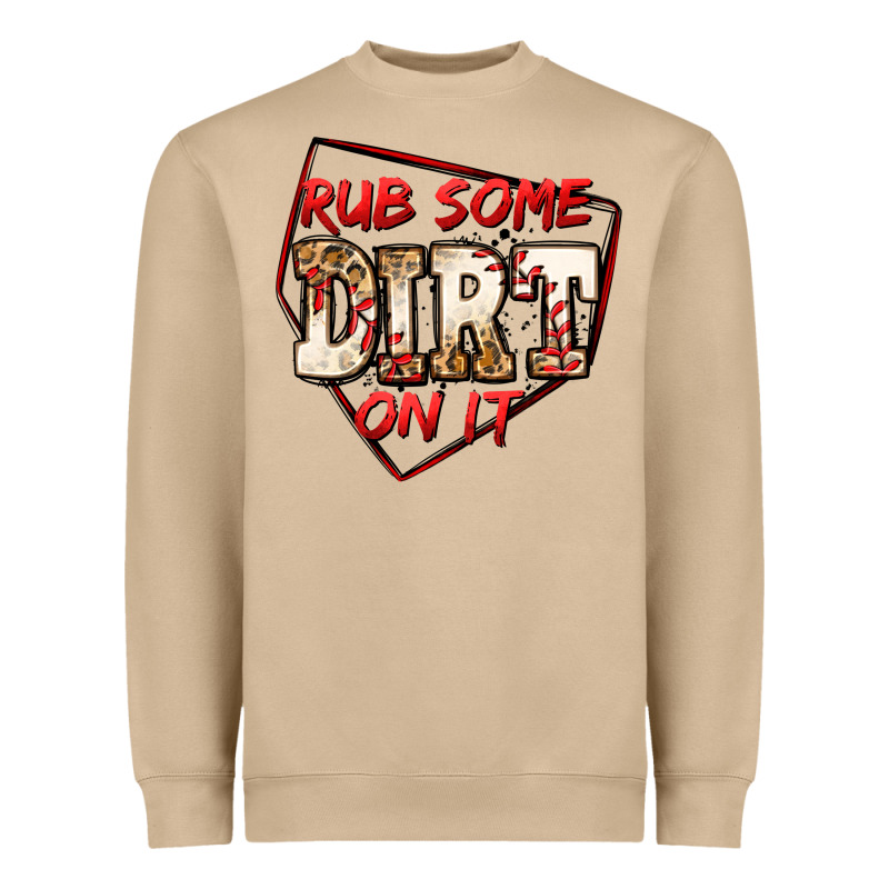 Rub Some Dirt On It Baseball Heavyweight Sweatshirt by Jasminsmagicworld | Teevron