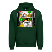 Forest Green black nurse magic Urban Hoodie - CowGirlArtShop