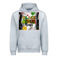 Heather Grey black nurse magic Urban Hoodie - CowGirlArtShop