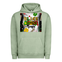 Pigment Oil Green black nurse magic Urban Hoodie - CowGirlArtShop