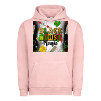 Pigment Salmon black nurse magic Urban Hoodie - CowGirlArtShop