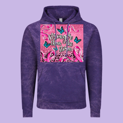 Stronger Than The Stormcancer Vintage Hoodie Designed By Adodesignshop