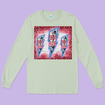 Western Mama Long Sleeve Tee Designed By Barkaloodesign
