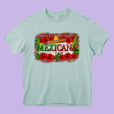 Mexicana Heavy Core Tee Designed By Zillion Design Studio