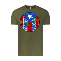 Vintage Olive puerto rico coasters Vintage Tee - AdoDesignShop