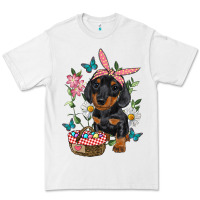 White easter dachshund Premium Tee - RanaPortraitStore
