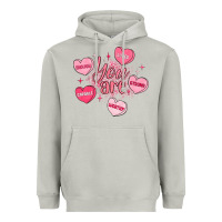 Moon Dust you are enough valentines day Heavyweight Hoodie - LillyAllenDesigns
