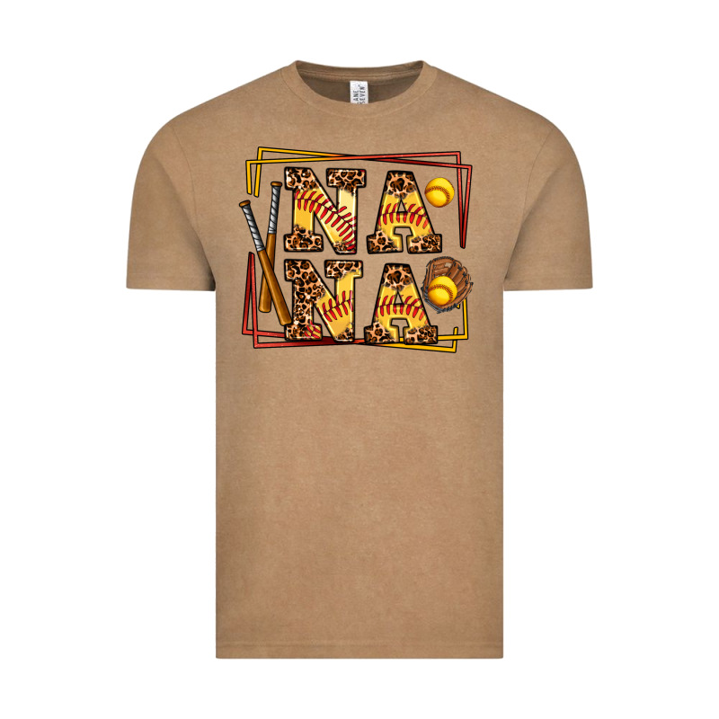 Softball  Nana Vintage Tee by AdoDesignShop | Teevron