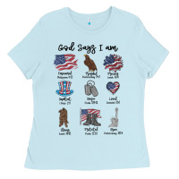 God Says I Am Ladies Tee | Teevron