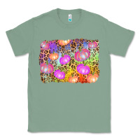 Sage colourful pumpkin background Classic Tee - AdoDesignShop