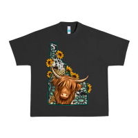 Pigment Black idaho map long haired cow Urban Heavy Tee - Jasminsmagicworld