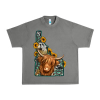 Tornado idaho map long haired cow Urban Heavy Tee - Jasminsmagicworld