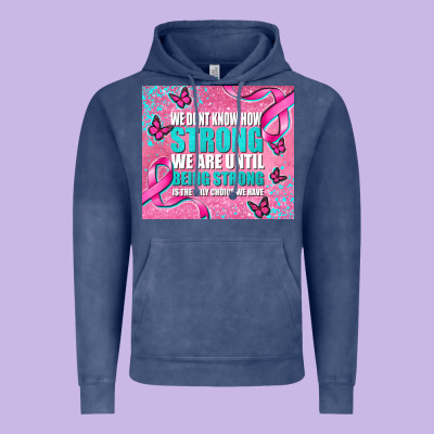 Pink Ribbon Cancer Vintage Hoodie Designed By Adodesignshop