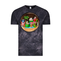 Cloud Black puerto rico coasters Vintage Tee - AdoDesignShop
