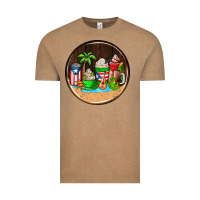 Vintage Coffee puerto rico coasters Vintage Tee - AdoDesignShop