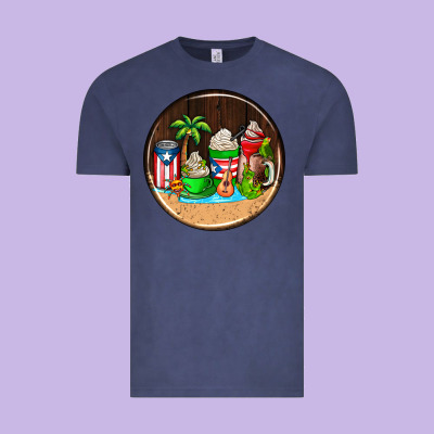 Puerto Rico Coasters Vintage Tee Designed By Adodesignshop